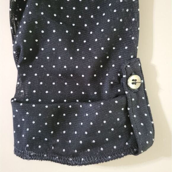 The Limited Black Dotted Blouse - Picture 7 of 11